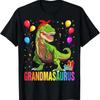 Grandmasaurus T Rex Dinosaur Grandma Saurus Family Matching Shirt
