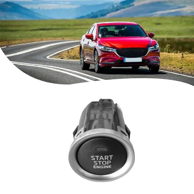 Portable Engine One-Touch Start Button Ignition Switch GKL1-66-3S0 BJS7-66-3S0 For Mazda 6/3/2 CX-3 CX-5 14-21 LHD BHR1663S0