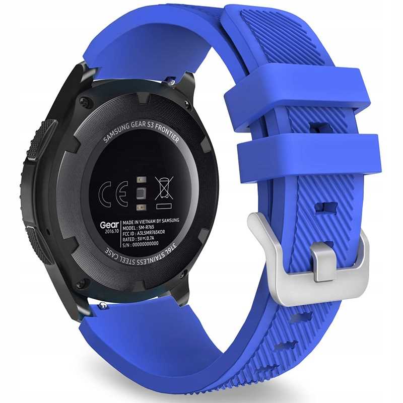 Sc Watchband 22Mm Blue
