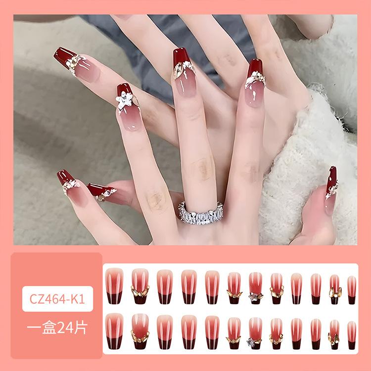 

1 Pc Silver Glitter Butterfly Wearable Nail Sticker, Handmade Wearable Nail Art