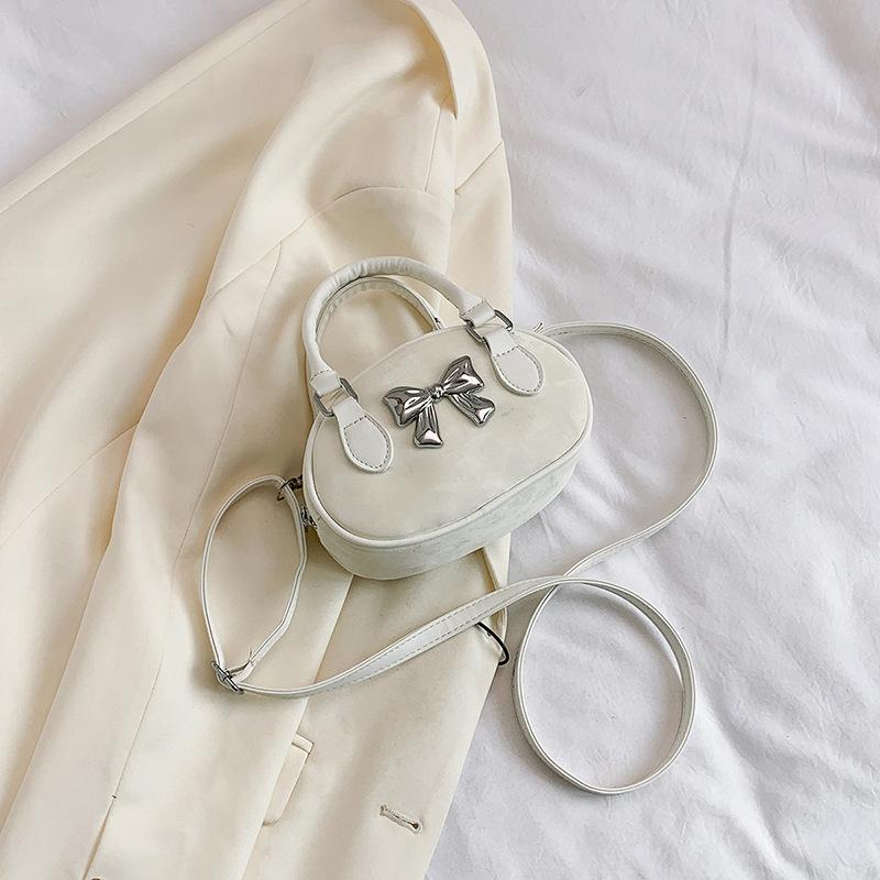 Fashion Bags for Women's New High-end Handbags One-shoulder Crossbody Bags Fashionable Commuting Small Round Bags