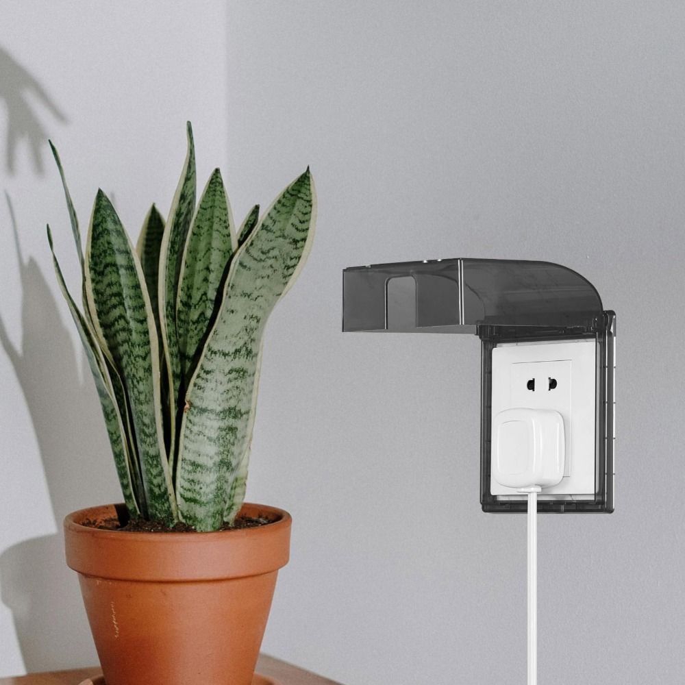 Plastic Waterproof Socket Box Transparent Electrical Safety Guard Switch Socket Cover Bathroom