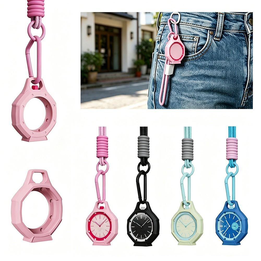 Octagonal Silicone Watch Cover Anti Drop Design Royal Pop Watch Case New Bag Hanging Watch Case