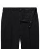 Musinsa Standard Wide Hidden Banding Crop Slacks [Black]