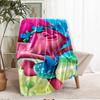 Trolls Theme Printed Blanket - Perfect for Couch, Bed, Travel & Outdoor Use | Machine Washable, Cozy & Durable.