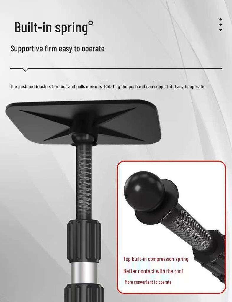 Telescopic Pole Support Bracket with Infrared Water Level and Universal Tripod Accessories