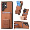 Simple bracket Suitable for Samsung S25Ultra card bag, mobile phone case, card insert, multi-angle bracket A36A55 protective case