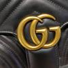 [Pre-Owned] Gucci GG Marmont Small Matelassé Shoulder Bag 'Black' - Very Good #5VX2O9