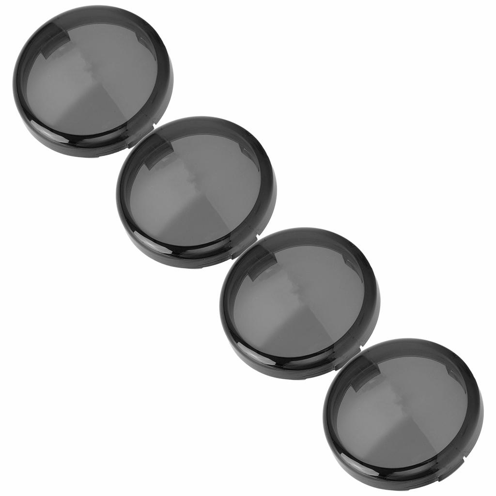 4pcs 6cmCelsius2.36in Motorcycle Turn Signal Light Lens Cover ABS Motorbike Accessories