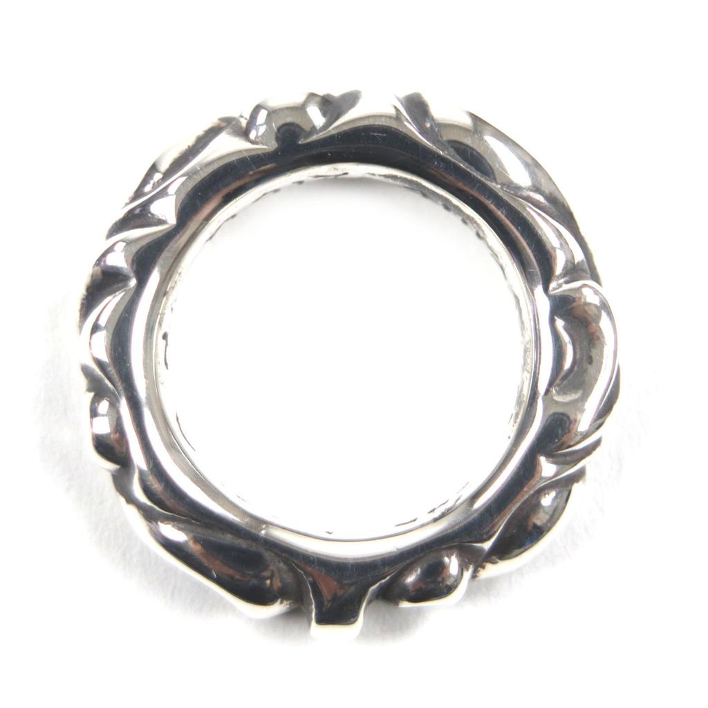Excellent CHROME HEARTS Ring Scroll banding Silver 925 mens Used