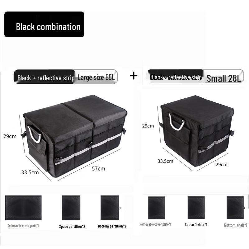 Yiluke Foldable Car Trunk Organizer