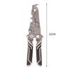 1Pc 18 In 1 Crimper Cable Cutter Pliers Foldable Wire Stripper Upgraded Multifunctional For Wire Stripping Shearing Cutting Tool