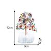 Money Tree (White Quartz, Citrine, Amethyst, Rose Quartz, Red Agate, Peridot, Dongling Jade) Crystal Cluster Natural Stone Purification Feng Shui Orna