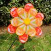 Colorful Traditional Windmill PVC Standing Lawn Flower Pinwheel  Outdoor Party Picnic Decor