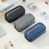 Large Capacity Three-Layer Multifunctional Pencil Case for Junior High Students - Best-Selling Simple Stationery Box for Boys and Girls