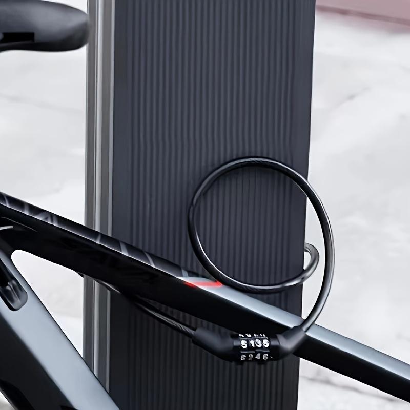 4-Digit Bicycle Password Lock, Anti-Theft Portable Bike Lock, Suitable for Mountain And Road Bikes