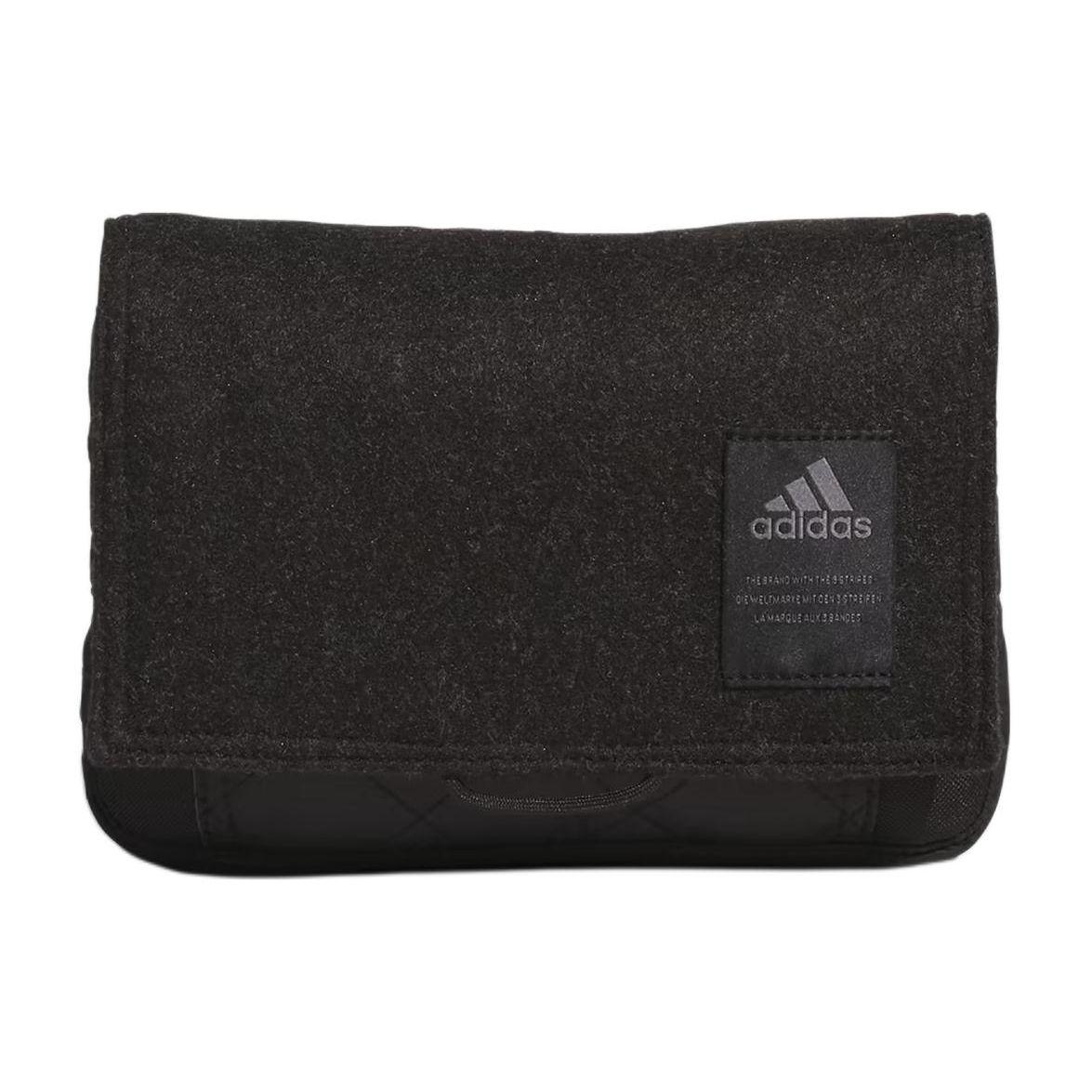 Adidas Trendy Sports Casual Portable Fashion Polyester Crossbody Shoulder Bag Unisex Bags Black HY3030 Black