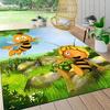 1Pc Bee Garden Carpet Rug Customizable Soft Washable Antislip Home Living Room Sofa Mats Personalized Rug 09173