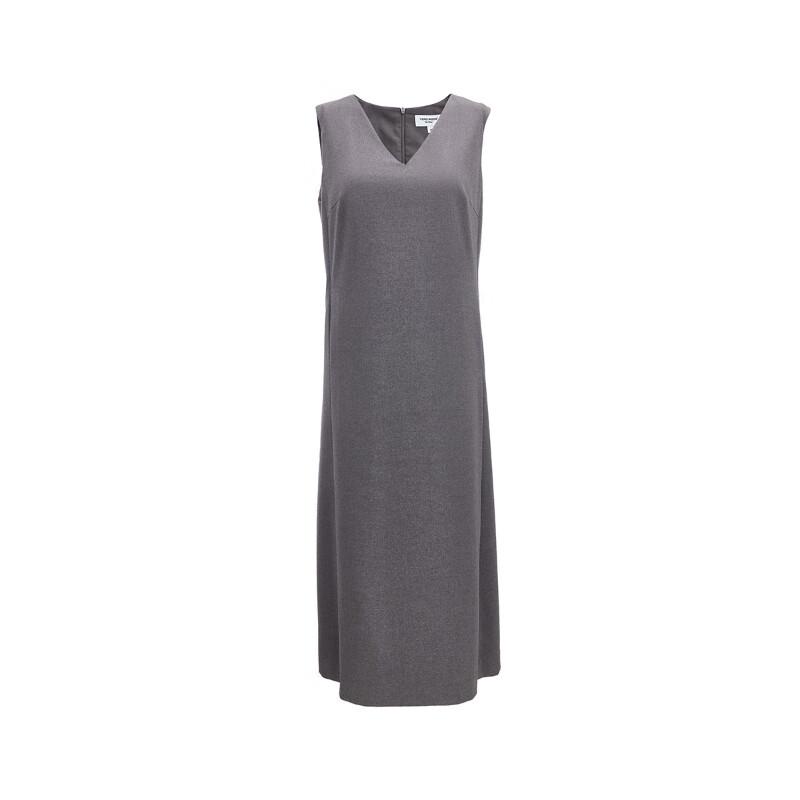 VEROMODA Women's Sleeveless V-Neck Side Pocket Long Dress