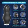 Insert Half Artificial Pussy 10 Modes Sex Mans Penianano Suction Vibrator For Mens Adults Toys Masturbating