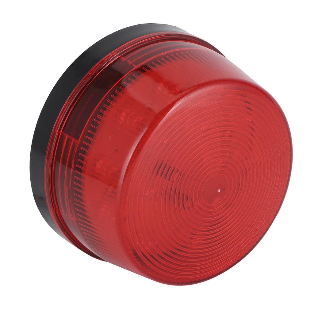 Lampe d'avertissement à LED stroboscopique d'urgence Lampe de signalisation DC12V Lentille rouge pour camping-car Caravane Camion