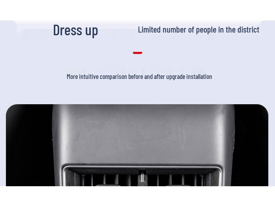 Enhanced Decorative Accessory for Tesla Model 3Y Rear Air Vents