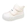High-top Shoes Winter Velvet Warm Real Soft Leather Platform Trendy Shoes New Campus Style Casual Sports Shoes
