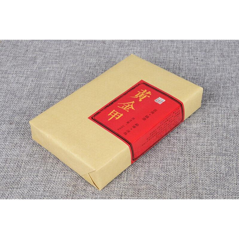 Yunnan Puerh Tea Islanda Gold Leaf Raw Tea 500g Puerh Raw Tea Brick