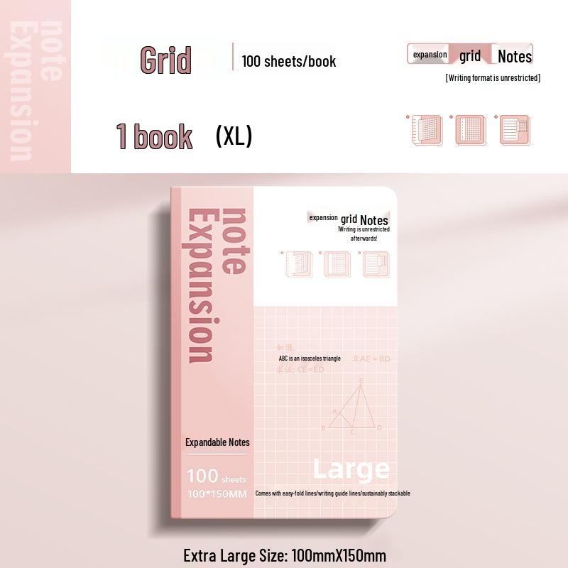 

Расширяемый блокнот для липких заметок с клейкими страницами в линейку для студентов