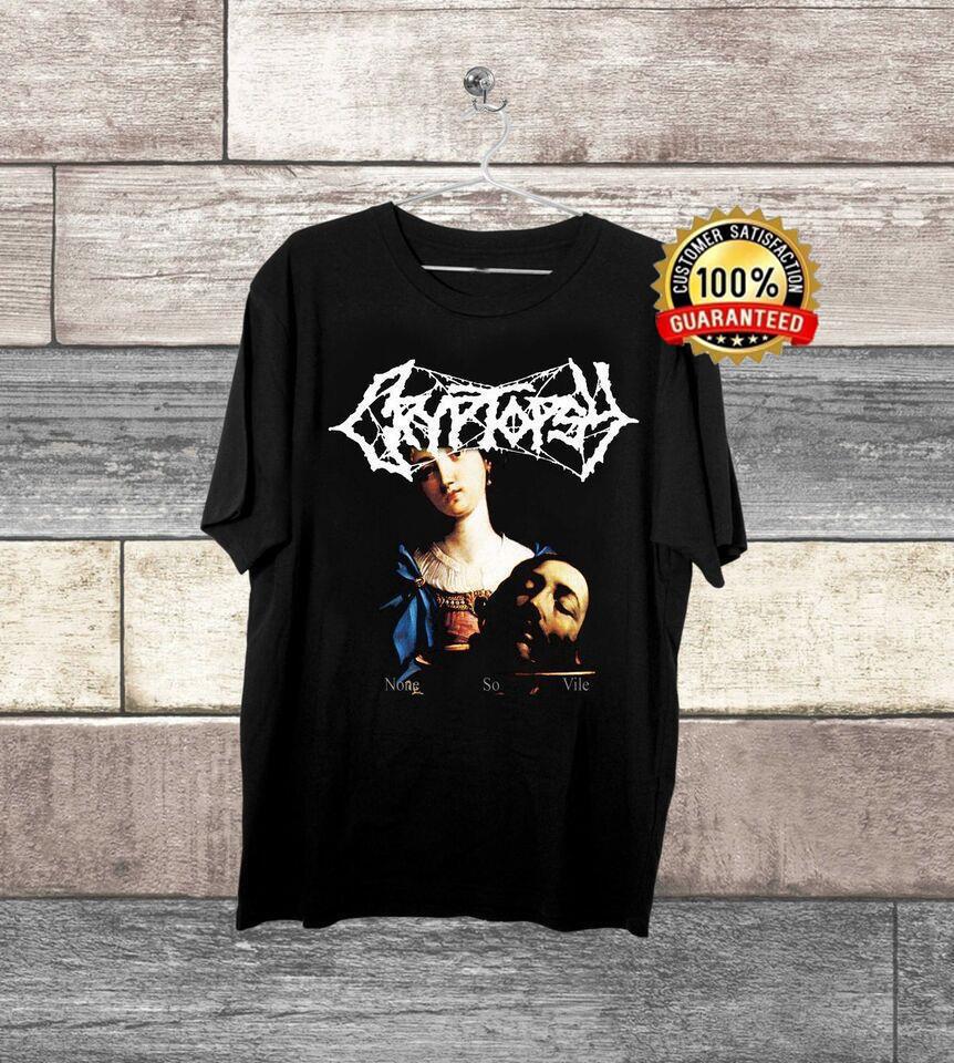 Cryptopsy New Black Shirt Black Cotton T-Shirt All sizes S-4XL Unisex T-Shirt L