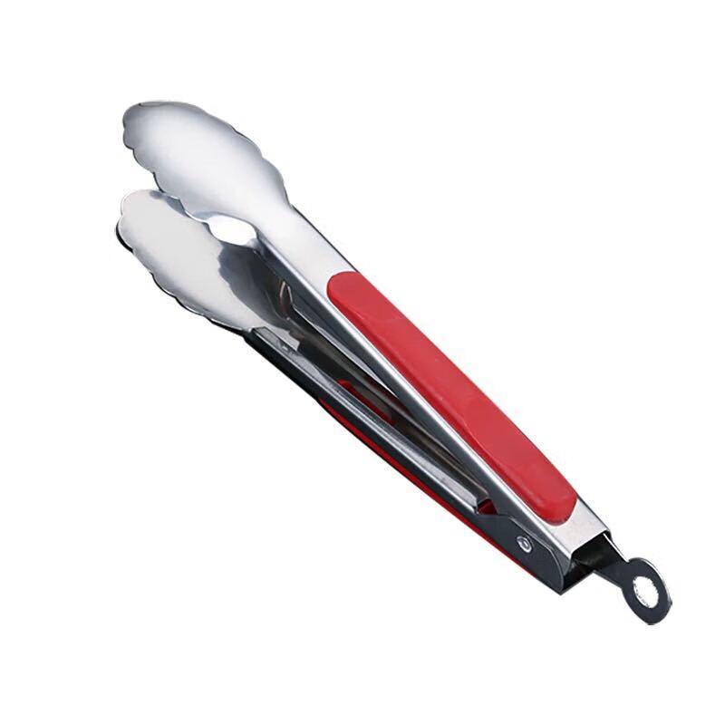 

Zhi Shi Ergonomic Stainless Steel Food Tongs Set (3-Pack, 23cm)