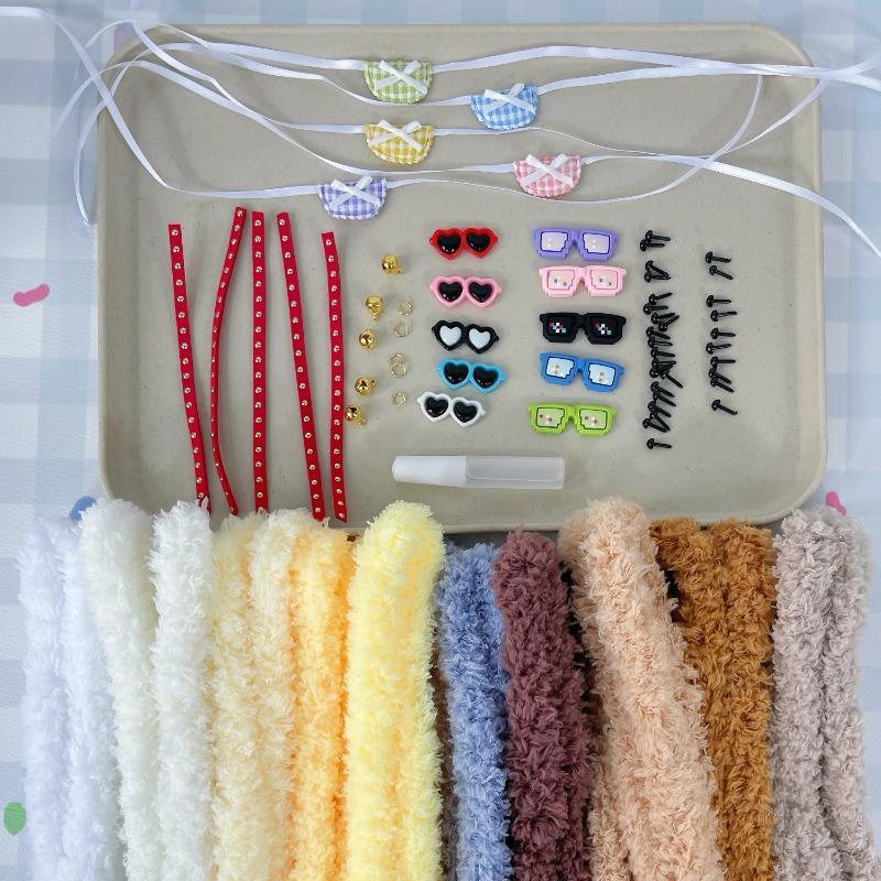 DIY Puppy Craft Kit with Sunglasses Jumbo Coral Fleece Chenille Stems for Kids Art Supplies Decorations Gift 2026 New