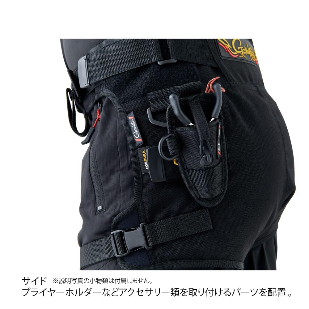 Gamakatsu CORDURA Hip Guard GM3726 Black Back LL (High Type)