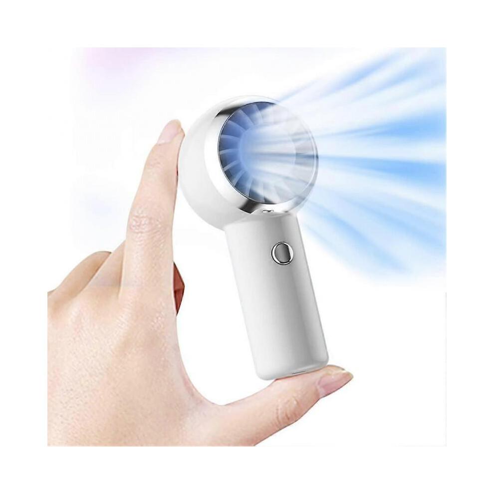 Mini Handheld Fan Rechargeable, Portable Personal Pocket Fan, 500mah USB Cooling Fan with 3 Speed Settings