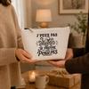 Trousse de toilette - PLANETEE - J’peux pas je préfère les Poulpes - 100% coton beige - 3 L - Zip métal