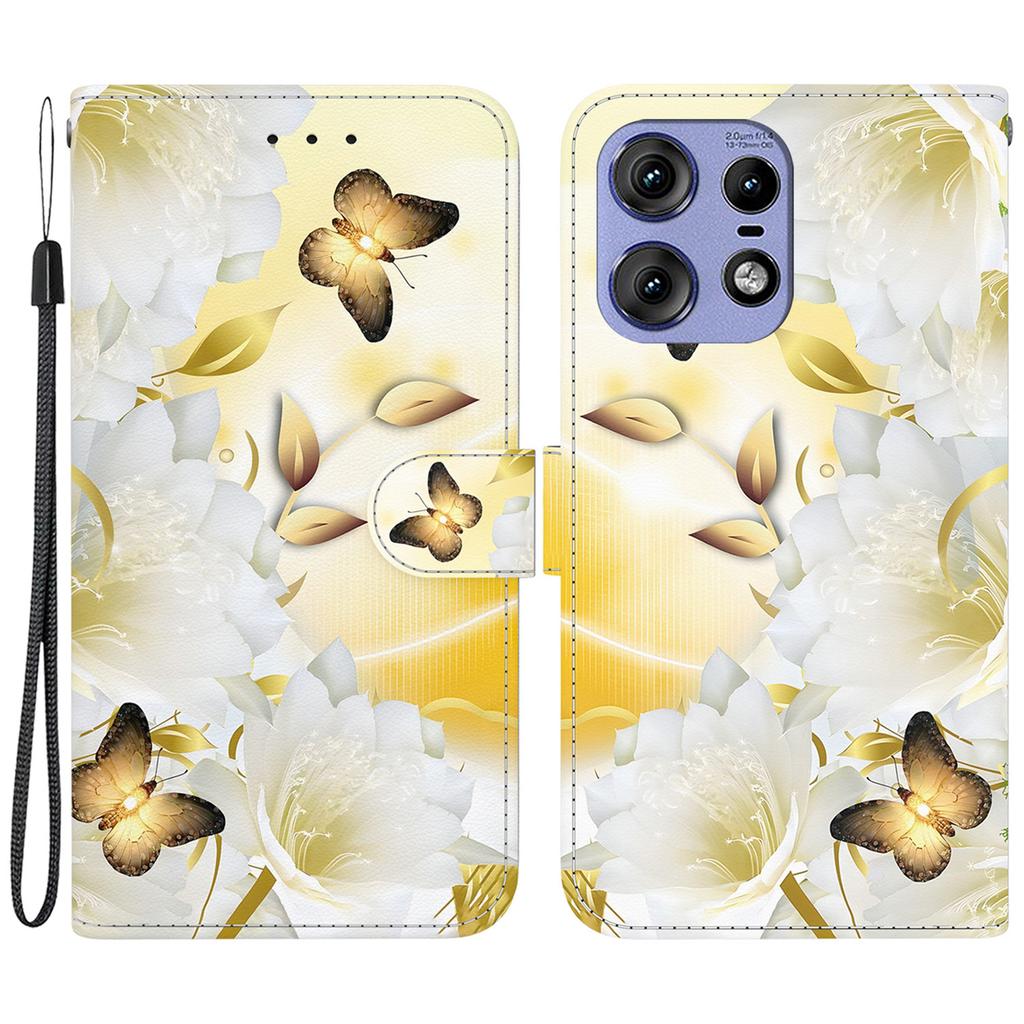 For Motorola Edge 50 5G/Edge 50 Pro 5G Case Wallet Stand Pattern Printing Leather Cover
