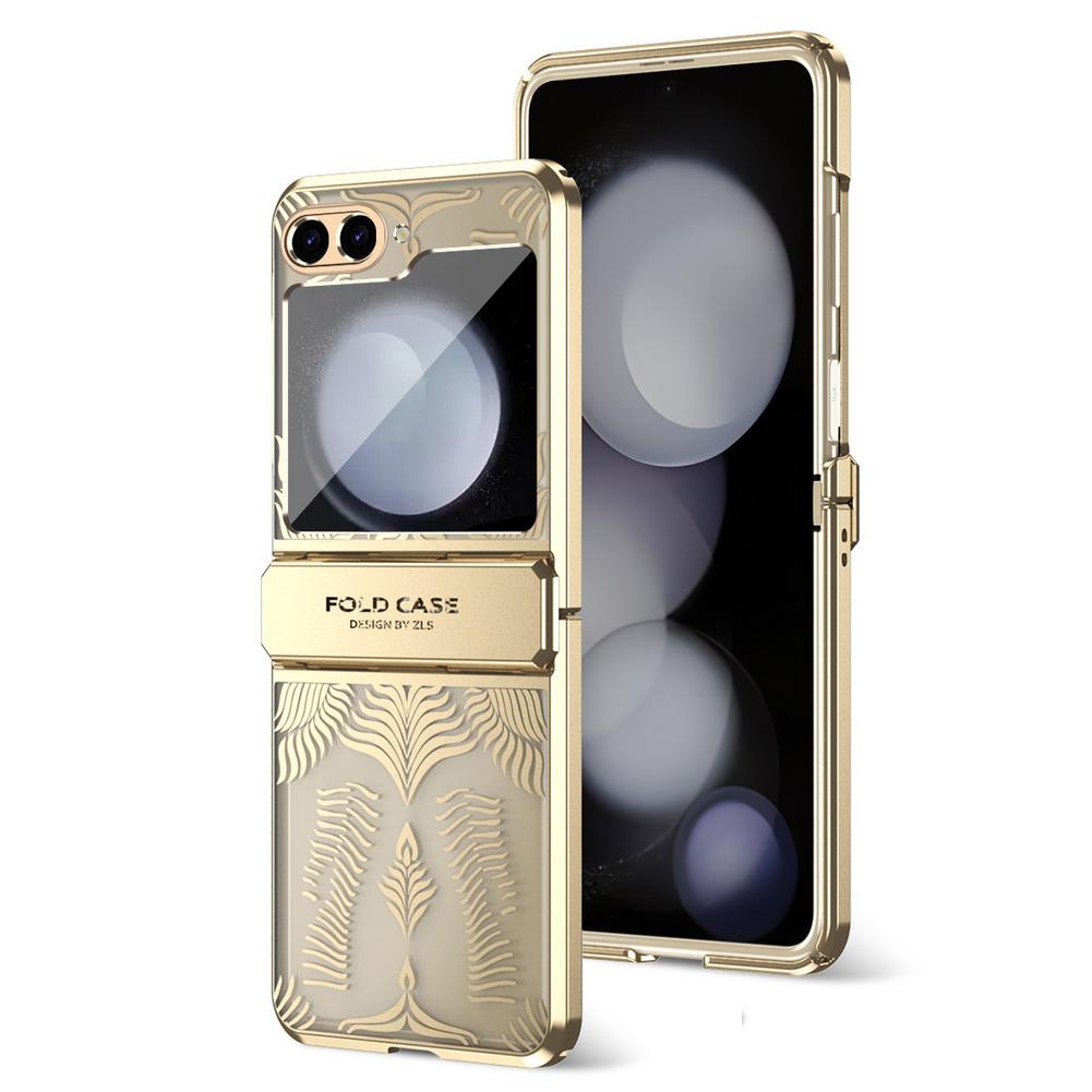 

Micro-matte Ultra-thin New Texture Plated All-inclusive Hinge Case For Samsung Z Flip 7 FE Galaxy Z Flip 6 5 4 Protect Cover Galaxy Z Flip7 FE