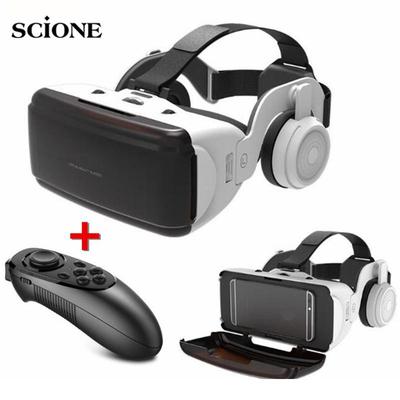 SCIONE Scatola per occhiali 3D per realtà virtuale VR Cuffie stereo VR per casco per smartphone Bluetooth Rocker