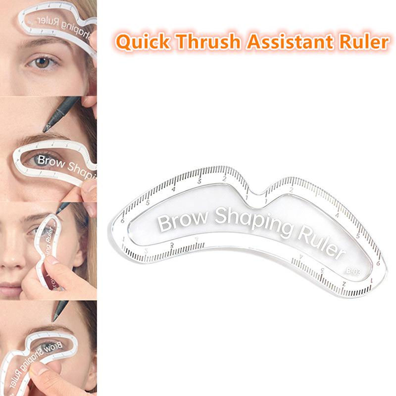 1Pcs Brow Mapping Ruler Eyebrow Shaping Ruler 1 Minute Fast Drawing Design Brow Easy Tool Microblading Permanent Makeup Stencils