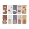 Baby Socks NonSlip Rubber Soles Socks Breathable Cotton Socks FirstWalkers Socks Infant Spring Walking Socks 5Pairs