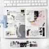 1roll Retro PET Tape, Magazine-Inspired Poetic Aesthetic Journal Tape, Scenery-Making Tape Stickers for DIY Decoration