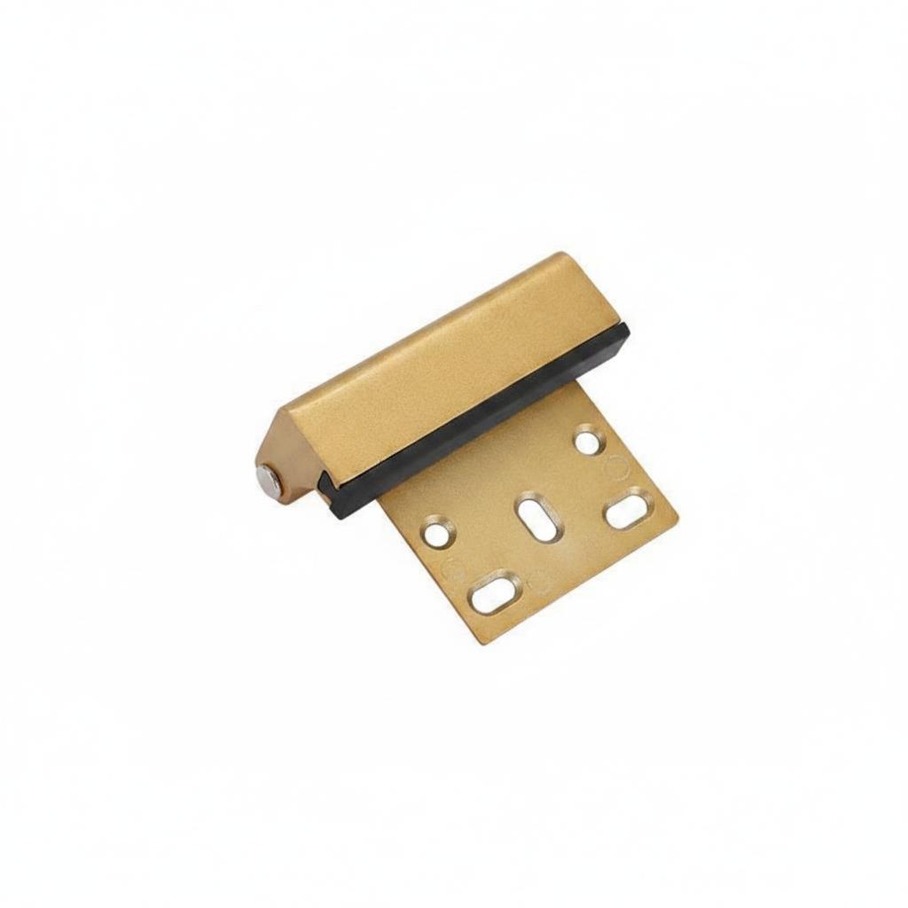 Anti-Theft Door Lock Aluminum Alloy No-Drill Door Latch Slide Bolt Lock Child Safety Flip Latch Scratch Resistant for Apartment