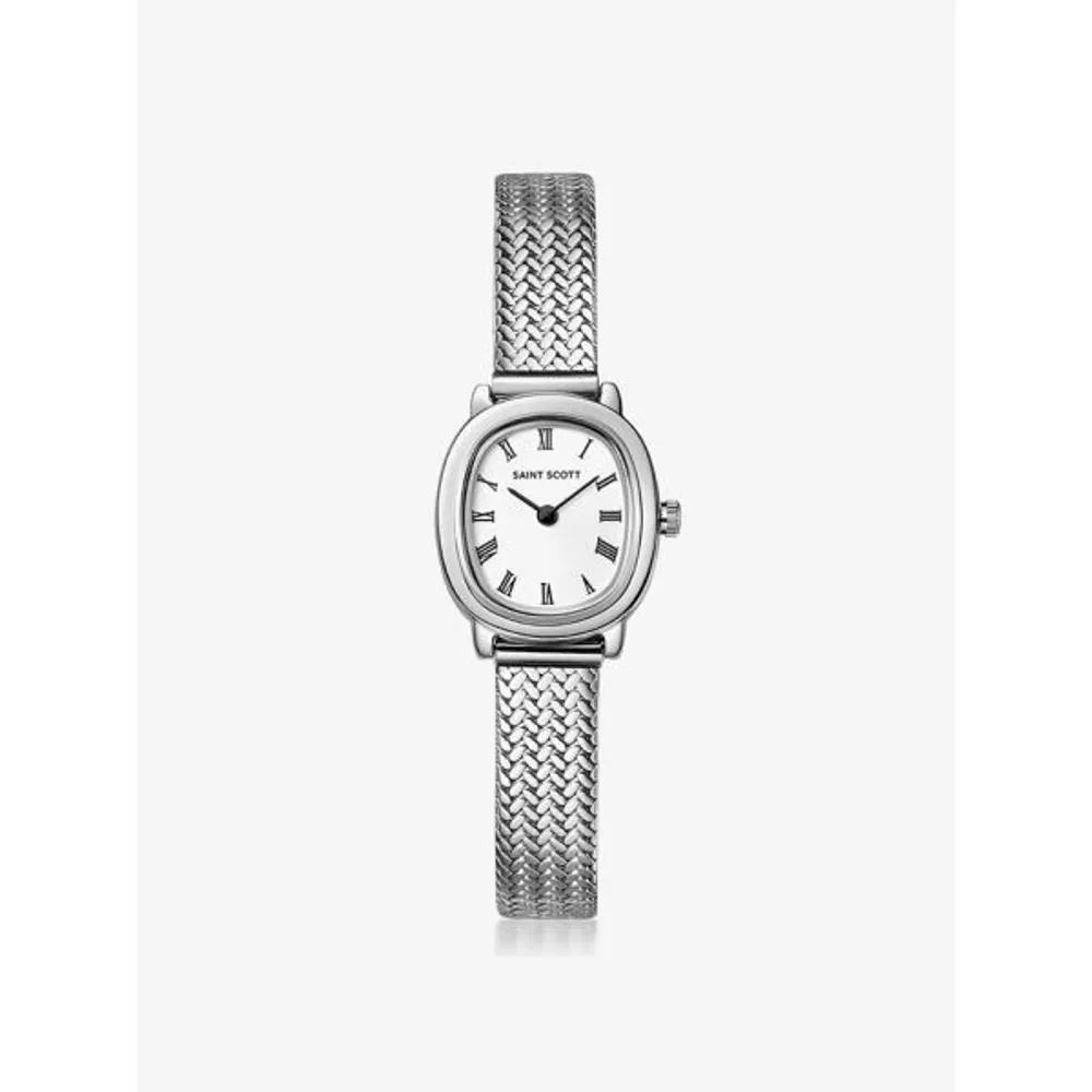 [Saint Scott] Balenne Cushion Mesh Watch Silver ST4001SSS