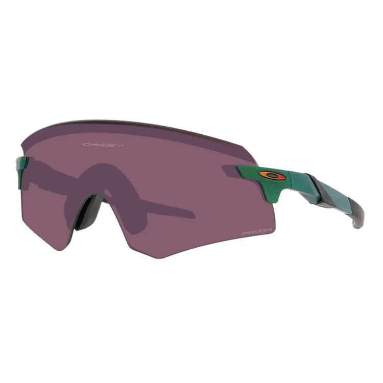 

Oakley Temples Logo TR/Memory Plastic Irregular Sunglasses Unisex Couple Green F зелёный