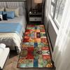 Boho Rutschfester Flur Teppich Dekor Zuhause Lobby Eingangsbereich Läufer Teppiche Bettseite Gang Waschbarer Teppich Hotel Treppen Flur Bodenmatten