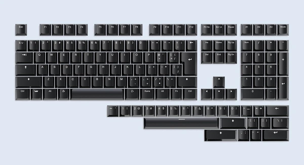 

Wooting 80HE 60HE Two He Keycaps Genuine Full Size Compatible чорний