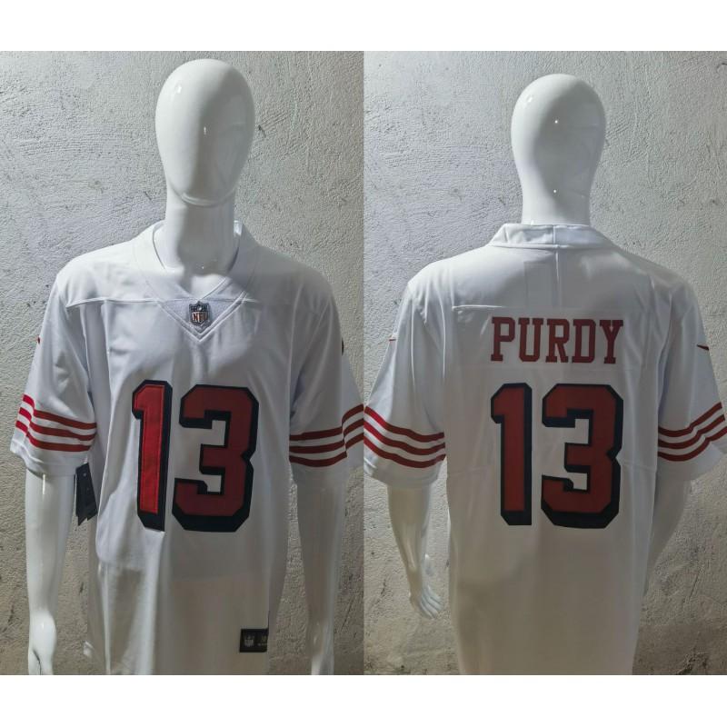 Camiseta de Manga Corta para Hombre de la NFL San Francisco 49ers Bordada Ropa del Equipo Ropa para Aficionados Equipación Deportiva