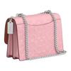 Coach Klare 22 Two-Way Adjustable Shoulder Strap Snap Closure Pearlized Patent Leather And Smooth Leather Small Crossbody Bag CDA97-SVPK