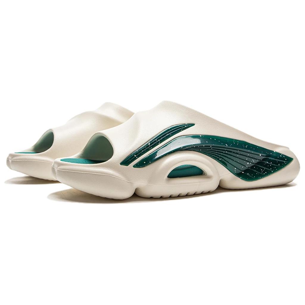 Li Ning Badfive Slide Og Casual Breathable Lightweight Non-Slip Slide Sandals Men Footwear Light-Green ABTV007-5
