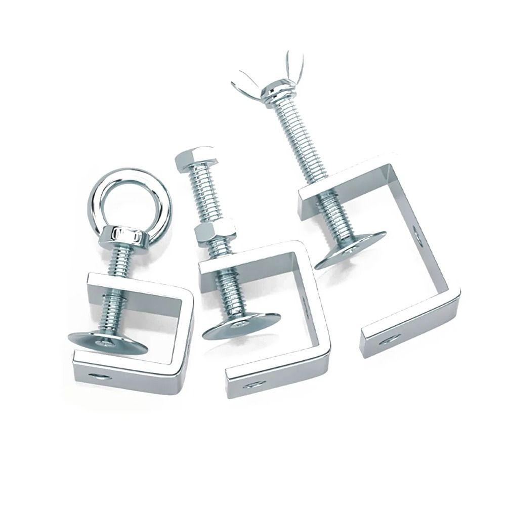 1Pcs Multiple Head Shapes U Clamp Galvanized Carbon Steel Clamping Device Durable C-Type Clip
